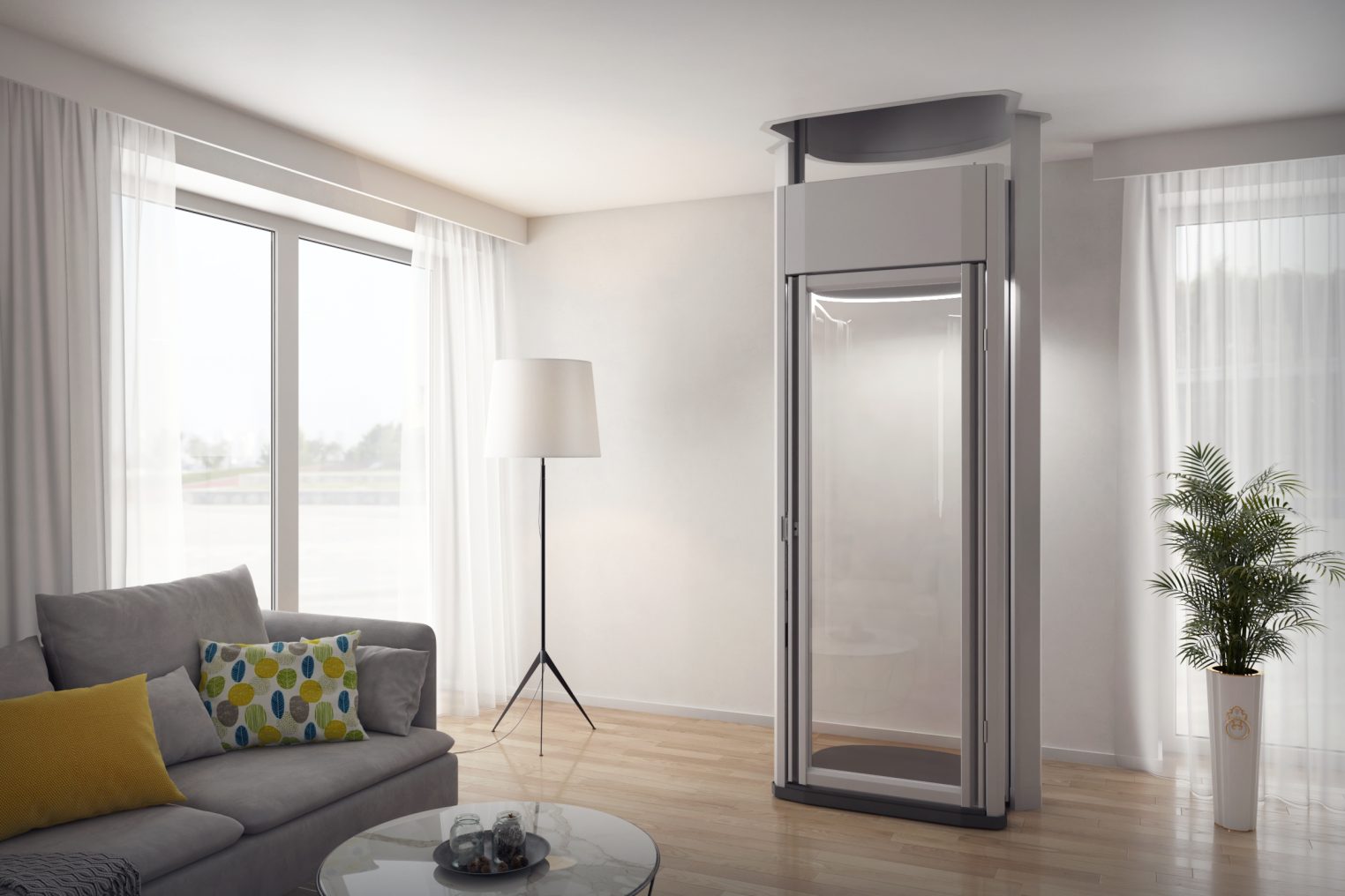 Compact home lift EMB 100 Barduva