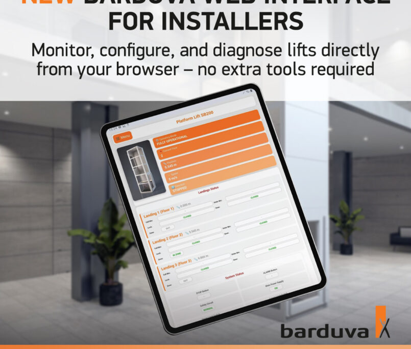 Web interface for installers Barduva