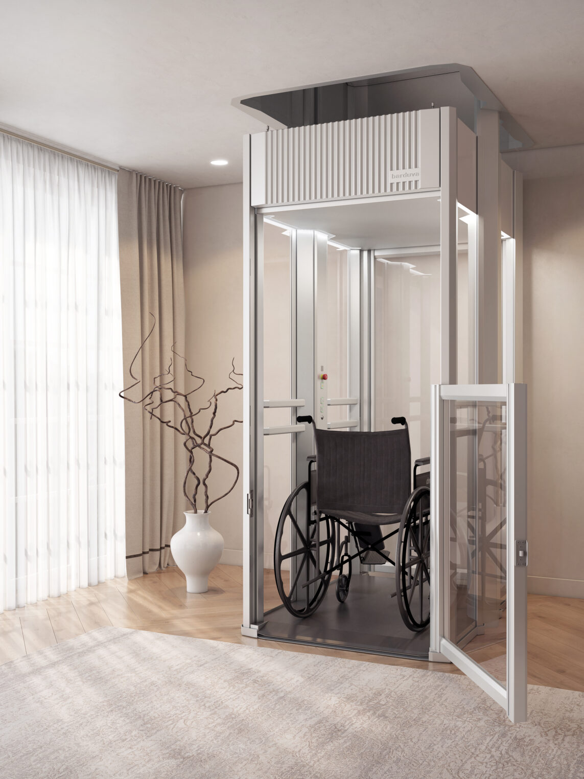 Residential Compact lift EMB 120 Barduva